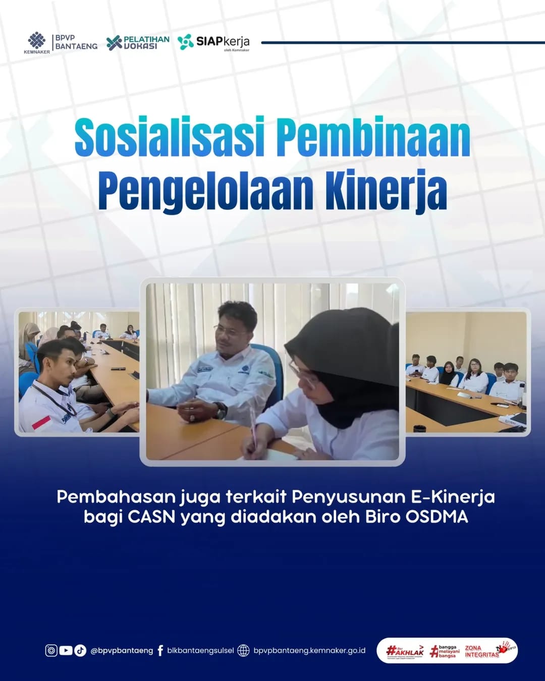 Sosialisasi Pembinaan Pengelolaan Kinerja